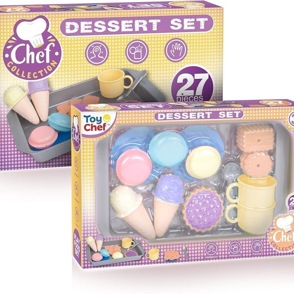 Toy Chef Dessert Play Toy Set - Picture 3 of 12